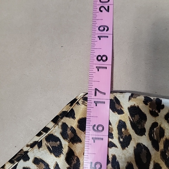 gilligan o'malley Size M Leopard/Cheetah Mini Slip Dress, Excellent Used Cond. - Picture 7 of 11